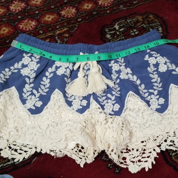🎁 Vintage Havana boho crochet coquette shorts - Picture 4 of 5